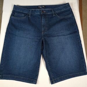 Riders by Lee Mid Rise Jean Bermuda Shorts Size 14 Medium